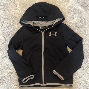 Under Armour Cold Gear zip up hoodie.